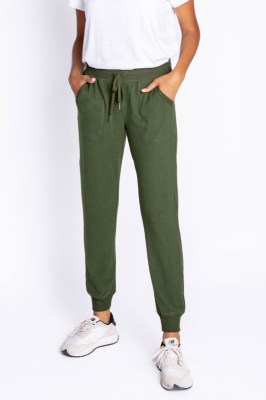 Lounge pant - dark olive